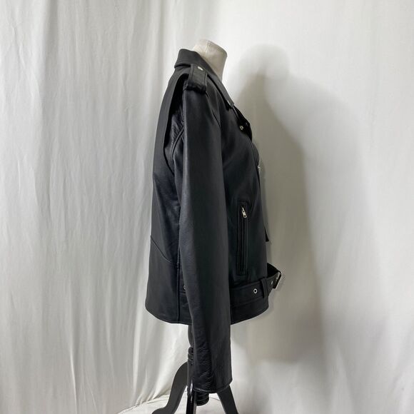 Men’s XL Leather Biker Jacket Milwaukee Leather Classic Brando Premium Black - Picture 7 of 16